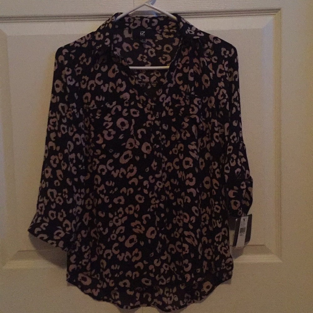 Leopard Print Blouse